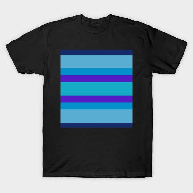 Blue and Purple T-Shirt by californiapattern 